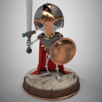 Mi Proyecto del curso:  Modelado profesional de personajes cartoon 3D Ein Projekt aus dem Bereich Design von 3-D-Figuren von Nicolas PP - 03.06.2019