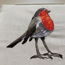 Mi Proyecto del curso: Pintar con hilo: técnicas de ilustración textil. Bordado projeto de Anu Mena - 11.04.2020