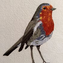 Mi Proyecto del curso: Pintar con hilo: técnicas de ilustración textil. Bordado projeto de María Arreola - 05.06.2019