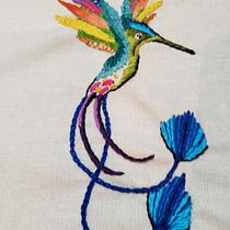 Picaflor. Embroider project by jesicamia - 06.09.2019
