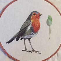Mi Proyecto del curso: Pintar con hilo: técnicas de ilustración textil. Bordado projeto de Marina Ramoneda - 10.06.2019