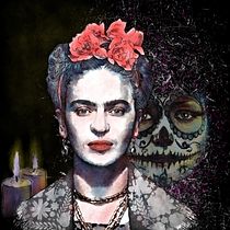 Frida. Ilustração digital projeto de juan gonzalez - 20.06.2019
