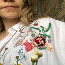 Hija del mar :). Bordado projeto de Paula Dans Son Chateau - 12.06.2019