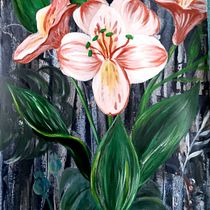 Mi Proyecto del curso: Pintura botánica con acrílico. Drawing, Artistic Drawing, Traditional illustration, Botanical Illustration, Acr, and lic Painting project by Delia Sepulveda Pizarro - 07.30.2020