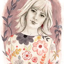 Mi Proyecto del curso: Retrato con lápiz, técnicas de color y Photoshop. Ilustração tradicional projeto de Nuria FM - 17.06.2019