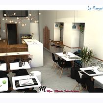 Coffee shop La Margarita Azul. Projekt z dziedziny Projektowanie wnętrz użytkownika Mar Marín - 20.03.2019