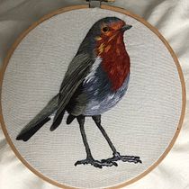 Mi Proyecto del curso: Pintar con hilo: técnicas de ilustración textil. Bordado projeto de malejandranieva - 22.06.2019
