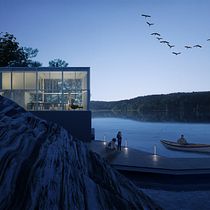 PROYECTO FINAL GLASSHOUSE. Un proyecto de 3D y Arquitectura de Alberto Ribera - 21.06.2019