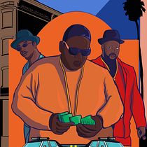 Unsolved Notorius B.I.G. Traditional illustration project by Mario Galindo - 04.15.2020