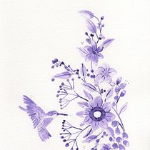 My project in Modern Watercolour Techniques course. Un progetto di Illustrazione tradizionale di Maria Isabel Rios - 03.07.2019