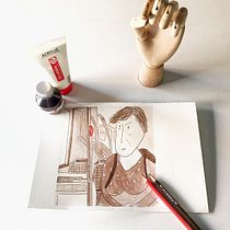 Mi Proyecto del curso: Introducción a la ilustración con tinta china. Ilustração tradicional projeto de Patricia Cornellana - 03.07.2019