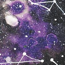 Soy galaxia, Mi Proyecto del curso: Técnicas modernas de acuarela. Fine Arts project by Fabiana Pavela Martin - 07.09.2019