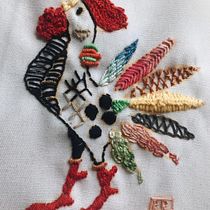 Mi Proyecto del curso: Técnicas de bordado: ilustrando con hilo y aguja. Un projet de Artisanat , et Broderie de Rossana Rivas - 08.07.2019