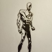 Mi Proyecto del curso: Ilustración para cómics: anatomía de un superhéroe. Un projet de Dessin, Conception de personnages et Illustration traditionnelle de Nicolás - 09.07.2019