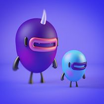 maskota y totem. 3D project by Alejandro Garrido Gavilán - 07.09.2019