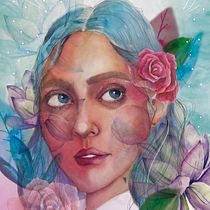 Mi Proyecto del curso: Retrato ilustrado en acuarela. Un projet de Dessin artistique de Sharey Felix - 11.07.2019