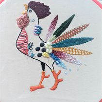 Mi Proyecto del curso: Técnicas de bordado: ilustrando con hilo y aguja. Un projet de Broderie de sandra yepes - 13.07.2019