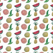 Mi Proyecto del curso: Diseño de estampados textiles. Design, and Watercolor Painting project by Karla Guevara Bastidas - 07.13.2019