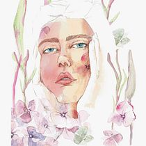 Mi Proyecto del curso: Retrato ilustrado en acuarela. Un projet de Illustration traditionnelle de Sara Sánchez - 14.07.2019