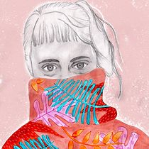 Mi Proyecto del curso: Retrato con lápiz, técnicas de color y Photoshop.  projeto de Gabriela Barretto - 15.07.2019