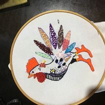 Mi gallo . Un projet de Broderie de Ana Machado - 16.07.2019