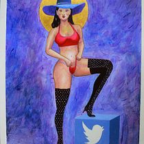 Mi Proyecto del curso: Cómo conquistar a una Pin Up. Traditional illustration project by Julio César Salgado Vera - 08.17.2019