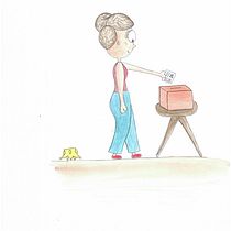 Princesa feminista Ein Projekt aus dem Bereich Traditionelle Illustration von Ana María Rodríguez - 18.07.2019