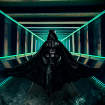 Mi Proyecto del curso: Retoque fotográfico y efectos visuales con Photoshop (Darth Vader). Design, and Photo Retouching project by Enmanuel Gabriaguez - 07.17.2019