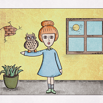 Mi Proyecto del curso: Ilustración de personajes con estilo. Traditional illustration project by Alessandra L - 07.19.2019