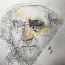 Mi Proyecto del curso:  Retrato realista con lápices de colores. Painting project by Francisco José Jiménez Campoy - 07.19.2019