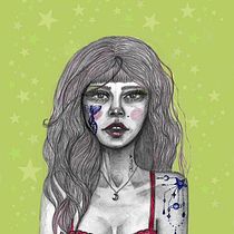 Mi Proyecto del curso: Retrato con lápiz, técnicas de color y Photoshop. Desenho a lápis, Desenho de retrato, Ilustração tradicional, Artes plásticas, Desenho e Ilustração digital projeto de Oli - 29.08.2019
