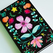 My project in Introduction to Floral Illustration with Acrylic course. Traditional illustration project by Grace Cultivar - 07.20.2019
