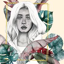 Mi Proyecto del curso: Retrato con lápiz, técnicas de color y Photoshop. Artes plásticas, Esboçado, Desenho a lápis, Desenho artístico, Desenho de retrato e Ilustração digital projeto de Larraitz Bikandi - 20.07.2019