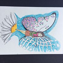 Meu projeto do curso: Técnicas de ilustração para liberar sua criatividade. Traditional illustration project by gabrielaluft - 07.23.2019