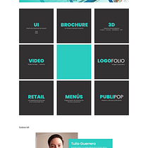 Mi Proyecto del curso: Mi portafolio Web -  Piola Creaiva - Tulio Guerrero. Projekt z dziedziny Projektowanie graficzne użytkownika Tulio Guerrero - 22.09.2020