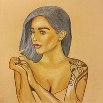 Mi Proyecto del curso: Ilustración con pastel y lápices de colores. Ilustração tradicional projeto de Vanessa Cuevas Barberà - 23.07.2019