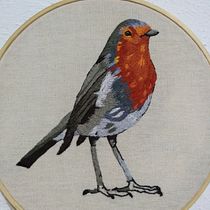 Mi Proyecto del curso: Pintar con hilo: técnicas de ilustración textil. Bordado projeto de Angie Alba - 31.07.2019