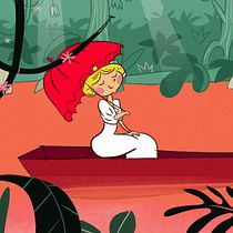"Lady and the Crocodile" My project in Digital Animation in 2D course. Animação 2D projeto de Leyre Arroyo - 26.07.2019