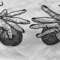 Mi Proyecto del curso: Introducción al bordado en blackwork. Un proyecto de Bordado de Laura Bello - 27.07.2019