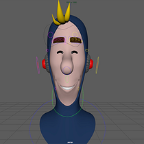 My project in Rigging: Facial Articulation of a 3D Character course Ein Projekt aus dem Bereich Rigging von Lavinia Bellizio - 29.07.2019
