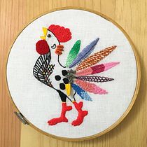 Mi Proyecto del curso: Técnicas de bordado: ilustrando con hilo y aguja. Un projet de Broderie de Gabriela Ortiz - 11.07.2019