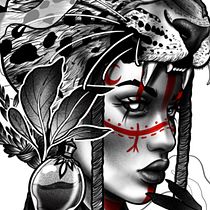 Mi Proyecto  Diseño e ilustración digital de tatuajes con Procreate. Tattoo Design, and Digital Illustration project by Leidy Chaux - 07.29.2019