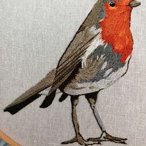 Mi Proyecto del curso: Pintar con hilo: técnicas de ilustración textil. Bordado projeto de Yolanda Mtz - 27.07.2019