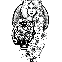 Mi Proyecto del curso: Diseño e ilustración digital de tatuajes con Procreate. Tattoo Design project by Sandra Romero Cañadas - 07.30.2019