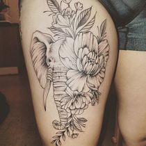Mi Proyecto del curso: Tatuaje para principiantes. Tattoo Design project by Keaks Hurtado - 07.31.2019