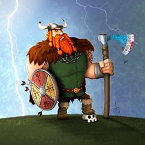 Character design: creación de personajes 2D: Vikingo. Projekt z dziedziny Projektowanie postaci, Ilustracja c i frowa użytkownika Sergio Pérez Tejero - 31.07.2019