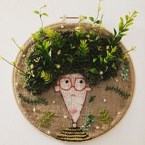 Mi Proyecto del curso: Homoplantae. Embroider project by Yamila Mallo - 08.04.2019