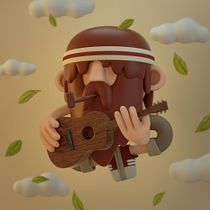 Hippie. Een project van 3D van Eigleer Nunes - 04.08.2019