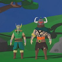 Mi Proyecto del curso: Modelado de personajes low poly para videojuegos  Ein Projekt aus dem Bereich 3D, 3-D-Modellierung und Videospiele von Nicolás Morales Reyes - 07.08.2019