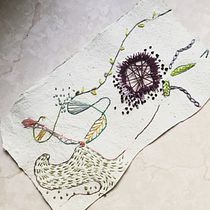 Meu projeto do curso: Técnicas de bordado experimental sobre papel Ein Projekt aus dem Bereich Stickerei von Clara Quintela - 05.08.2019